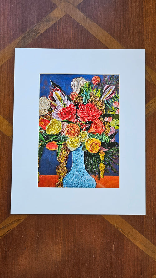 Bouquet #1 - glossy finish, with mat