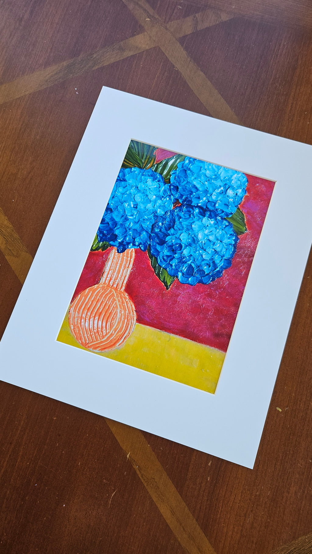Print of painting, "Hydrangea #6"