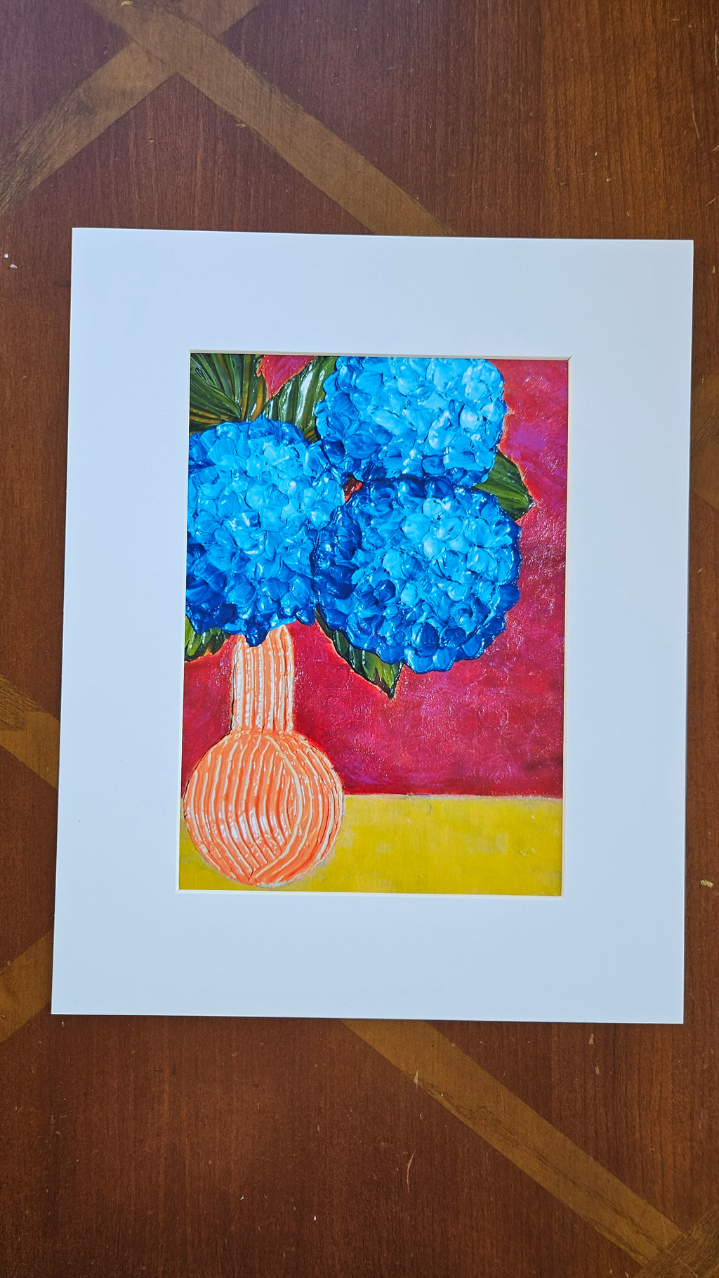 Print of painting, "Hydrangea #6"
