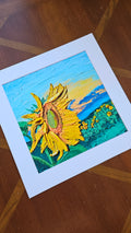 Print of painting, "Sunflowers #1"