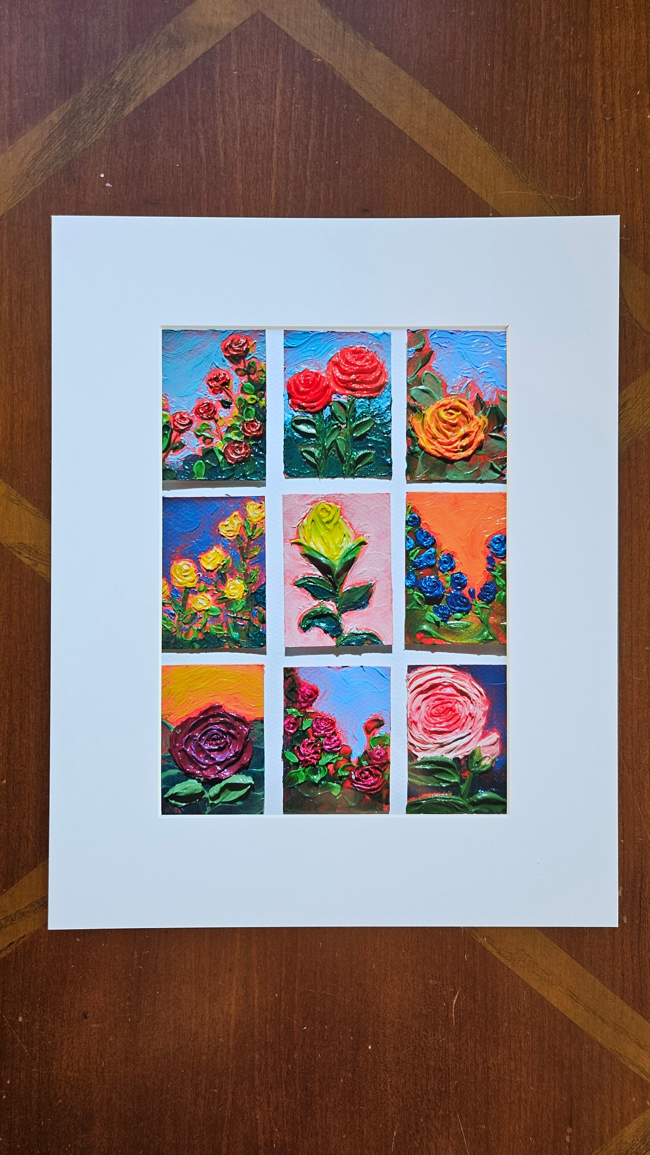 Pride Series of Roses - glossy finish, with mat