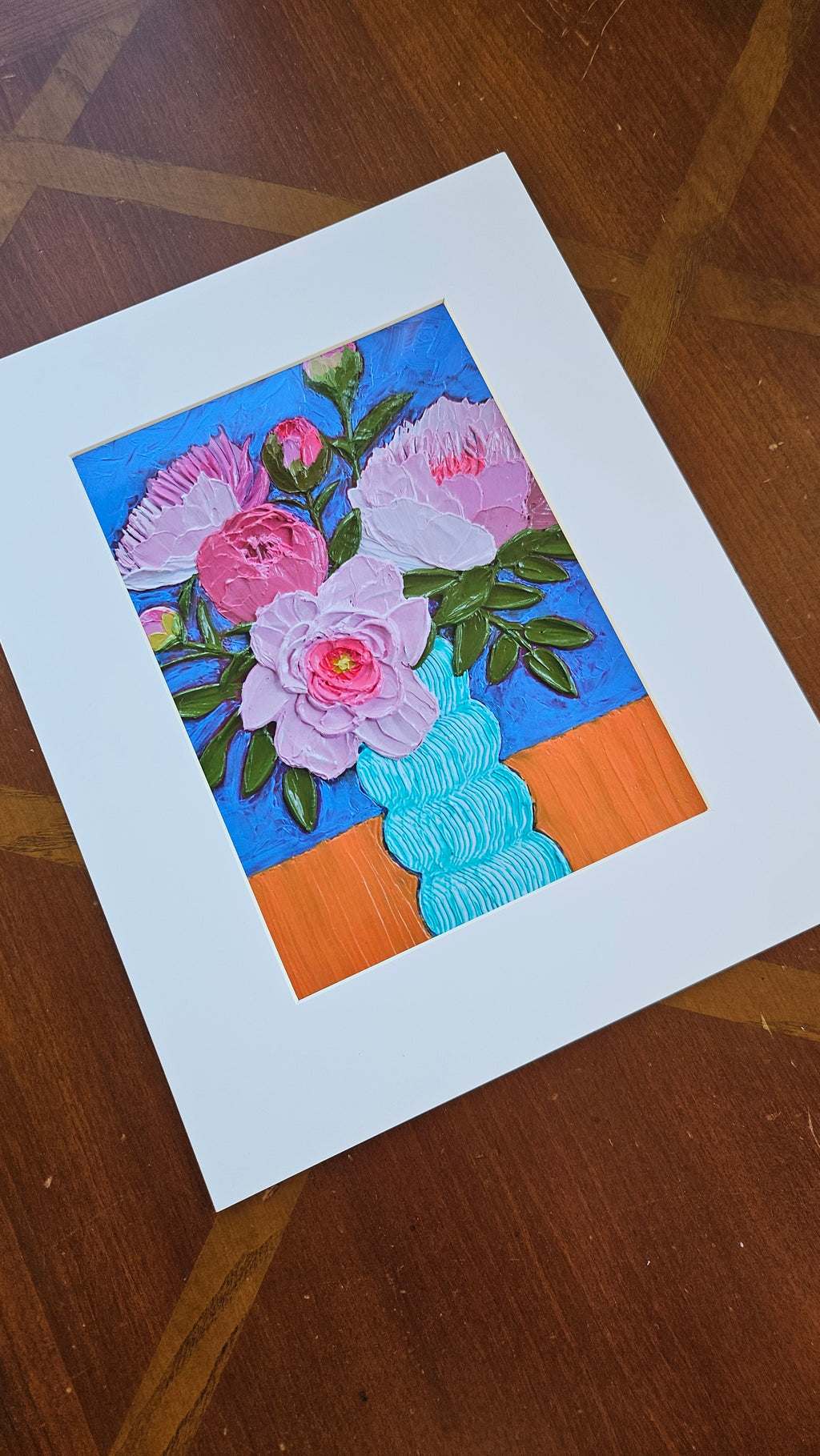 Print of painting, "Peonies #2"