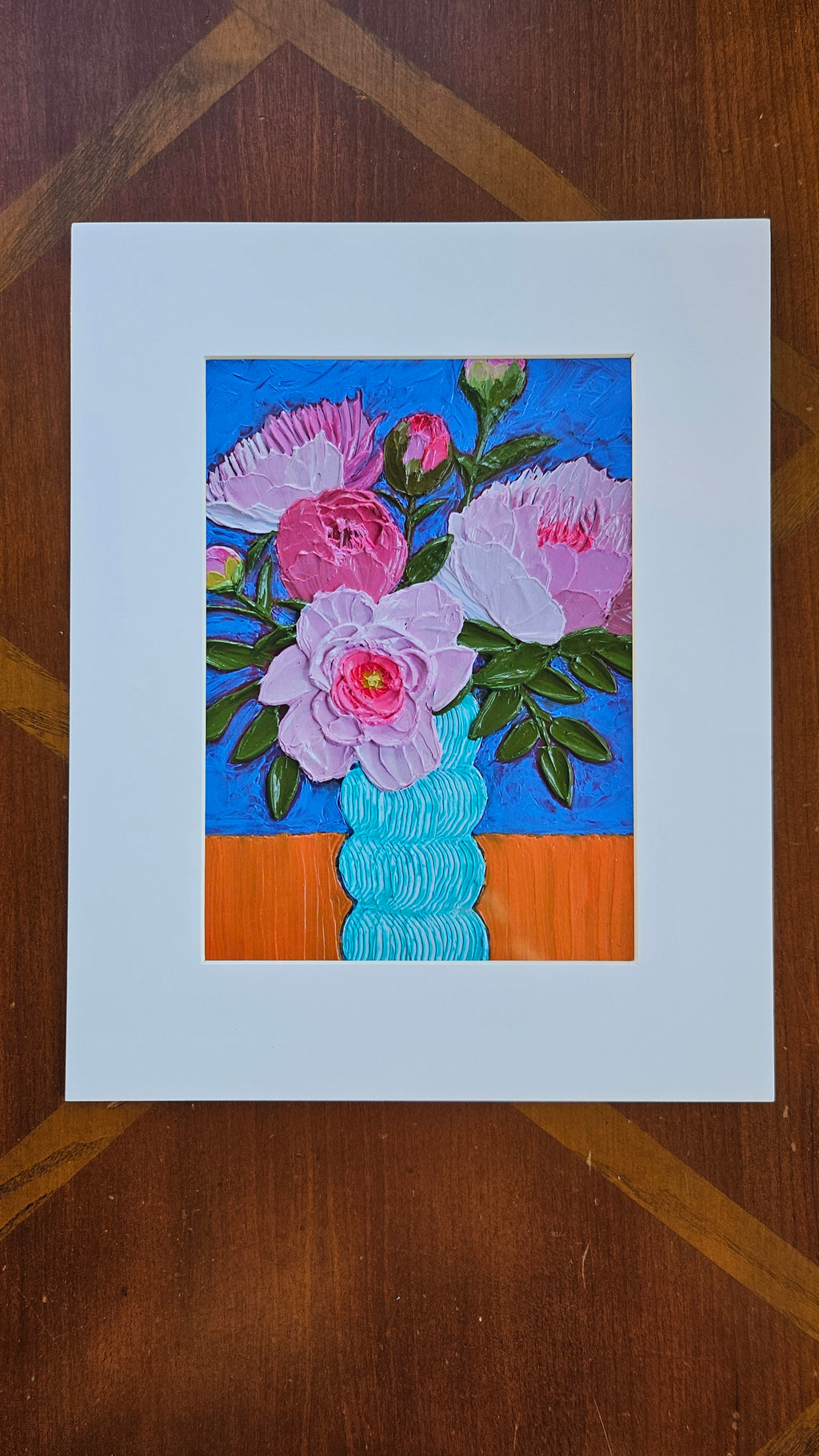 Print of painting, "Peonies #2"