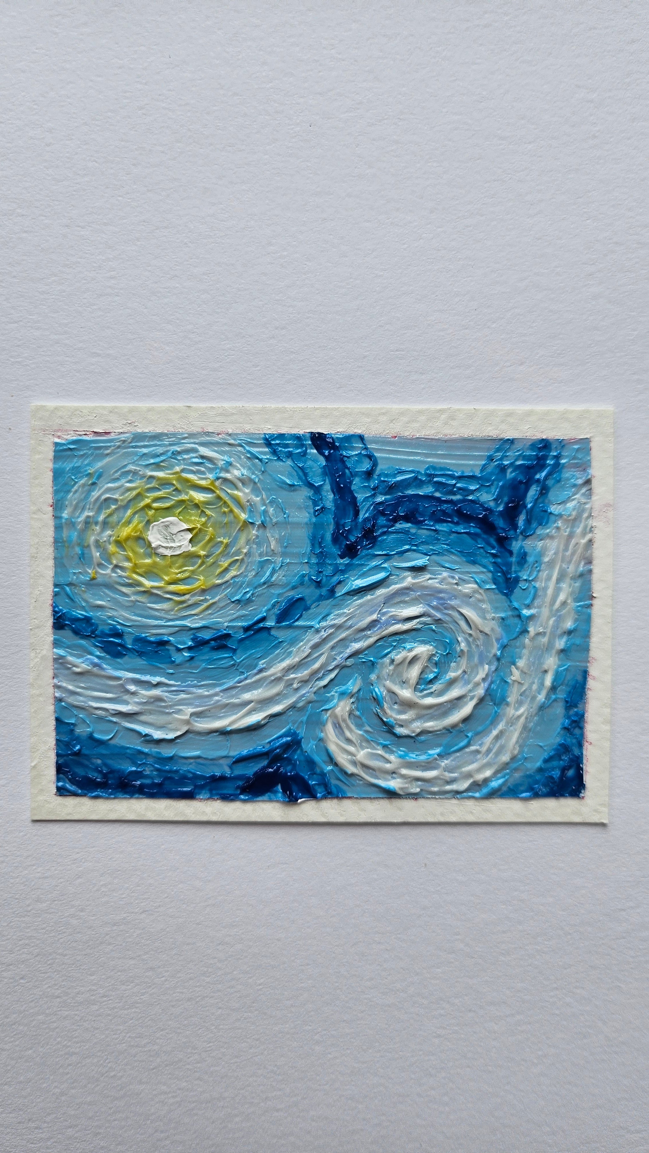 Mini painting of a sunny day