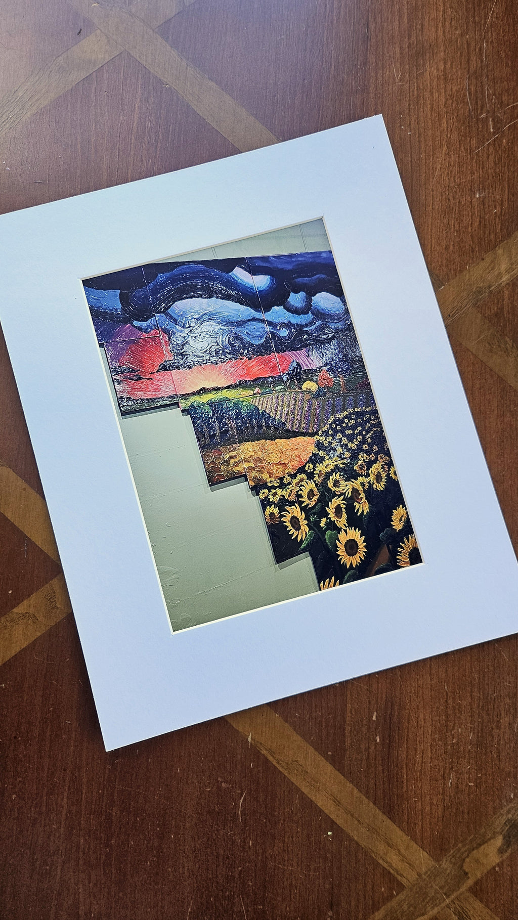Print of painting, "The Last Night"