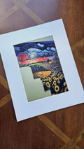 Print of painting, "The Last Night"