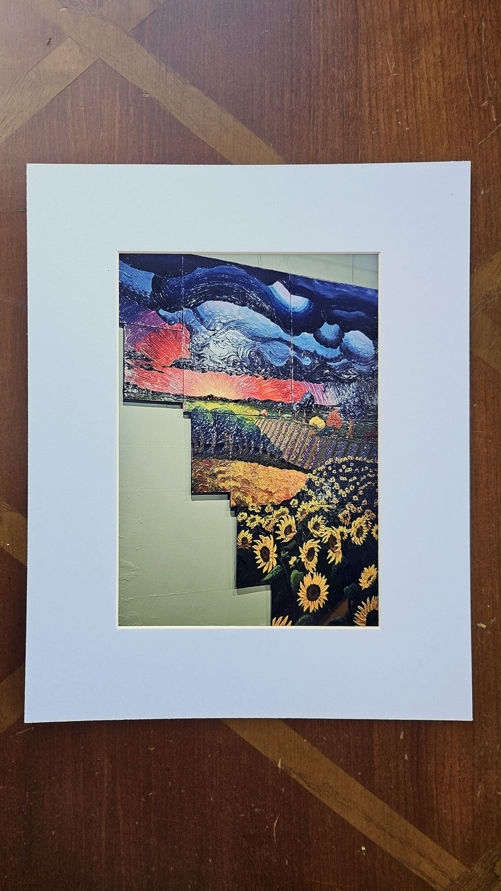 Print of painting, "The Last Night"
