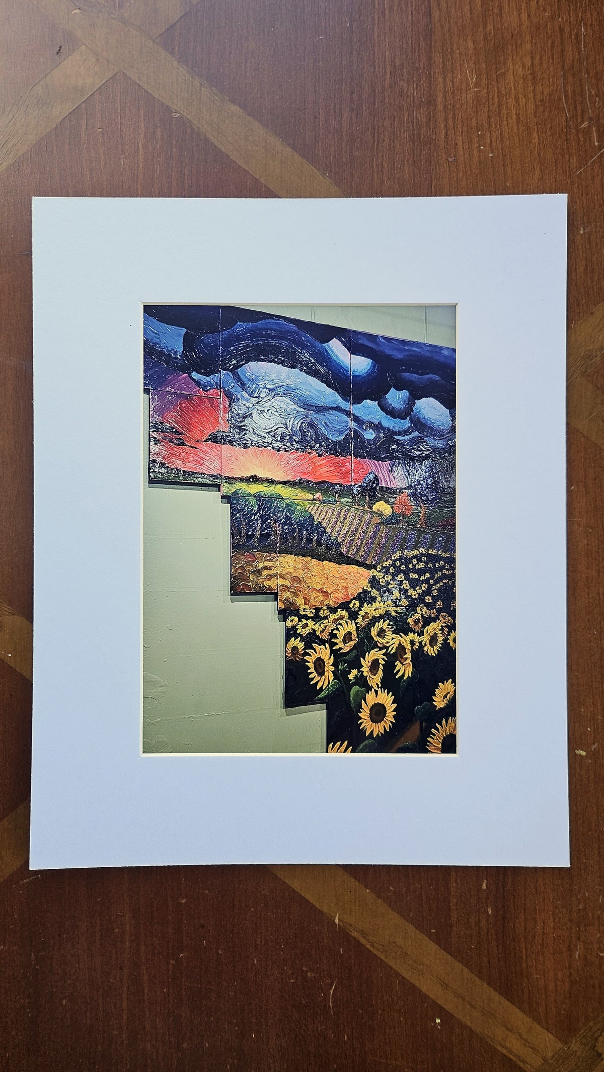 Print of painting, "The Last Night"