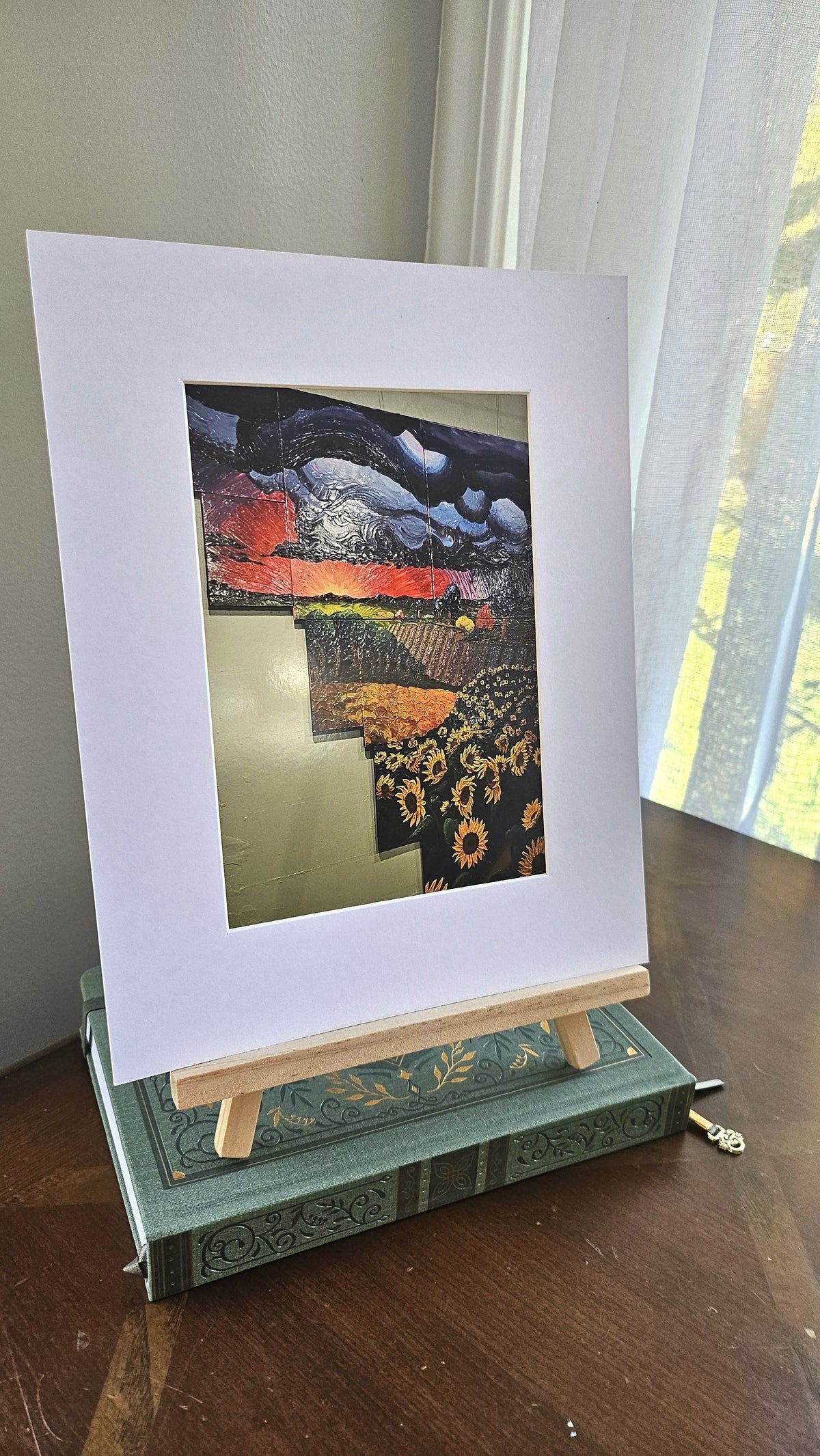 Print of painting, "The Last Night"