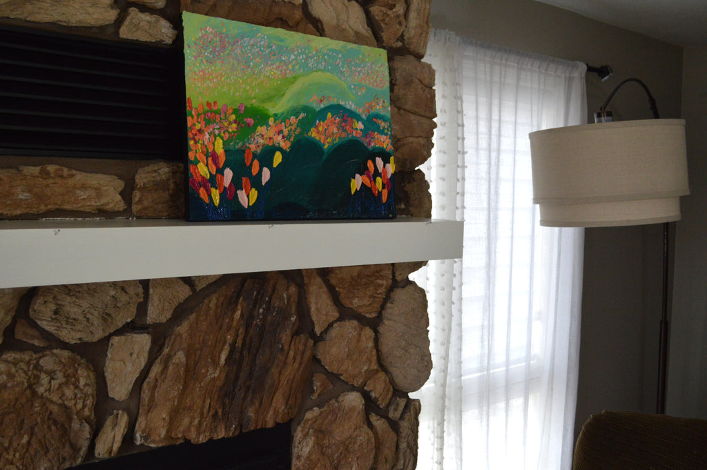 Hills of flowers